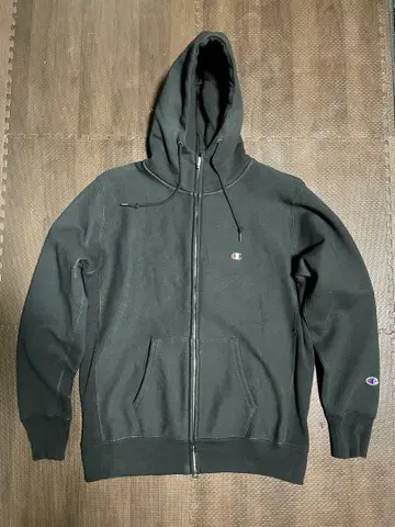 Champion 리버스 위브 스톰 쉘 후드티 블랙 XL 새상품급