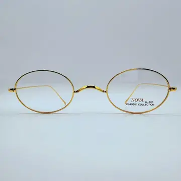 NOVA 안경 프레임 풀 프레임 일산형 황금색 사바에 일본제