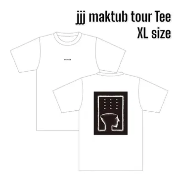 JJJ MAKTUB T-SHIRTS WHITE 티셔츠 화이트 흰색 XL