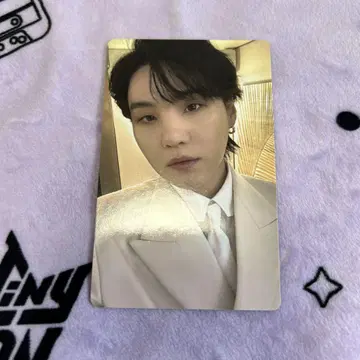 2025 BTS FESTA 미공개 사진 카드 트레이딩 카드 윤기