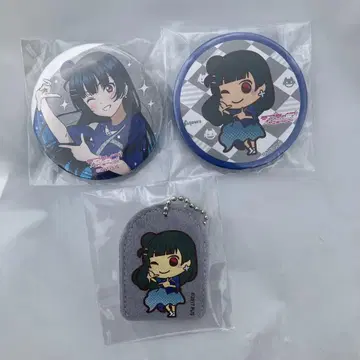 츠시마 요시코 요한네 Aqours 파이널 가챠 캔뱃지 러브 라이브