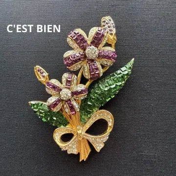 빅 사이즈 C'EST BIEN 세비앙 브로치