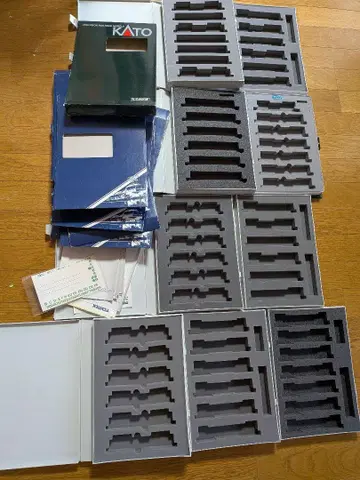 TOMIX KATO N 게이지 차량 케이스 9개 중고품 묶음