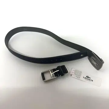 미사용 새상품 LACOSTE 가죽 블랙 벨트