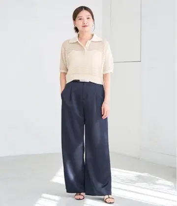 이번 시즌 IENA FILPUCCI 카라 부착 니트