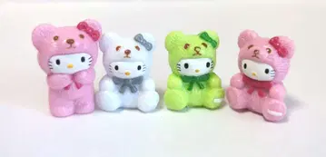 헬로키티 곰 테디베어 미니 피규어 2003년 산리오 헤이세이 레트로