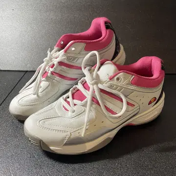 ellesse 엘레쎄 v-TN350 테니스화 화이트/핑크 사이즈 23.5