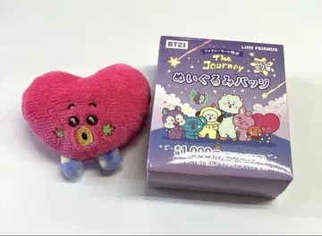 BTS TATA The Journey 훼미리마트 봉제 인형 배지