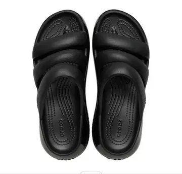 Crocs 블랙 스포츠 샌들