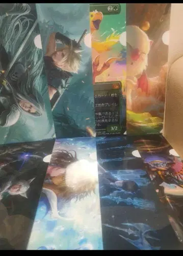 MTG 로손 매직 더 개더링 클리어 파일 FF7 클라우드 등 총 8종