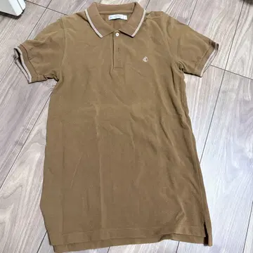 PETIT BATEAU 브라운 피케 셔츠