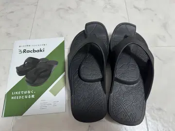 Racbaki 라쿠바키 교정 레벨 5 이지 샌들 블랙 사이즈 S