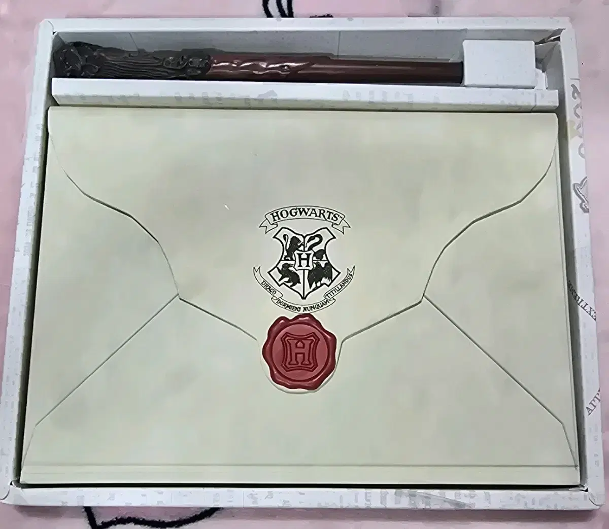 Harry Porter Acceptance Letter Notebook + Ballpoint Pen Set