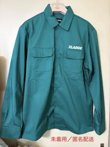 XLARGE 긴팔 셔츠 그린 미착용 새상품