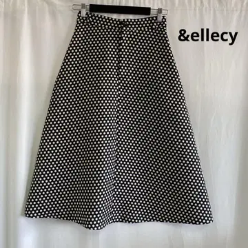 &ellecy 도트 스커트 샘플