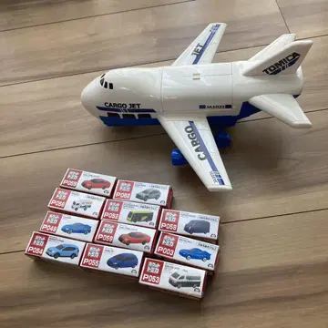 토미카 포켓 CARGO JET과 포켓 토미카 11대 세트
