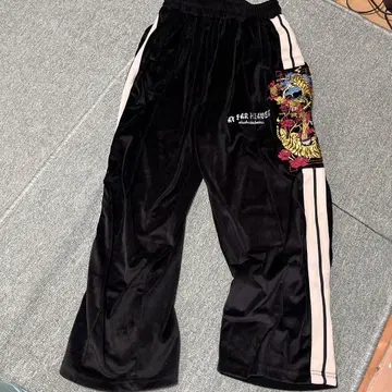 츄카타베타이 Tiger track pants Black M 사이즈