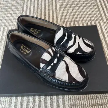 G.H.BASS 라슨 블랙 & 제브라 US 8.5
