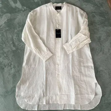 새상품급 하버색 ATTIRE 롱 셔츠
