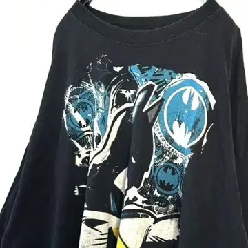배트맨 BATMAN 영화 영웅 티셔츠 XL 블랙 검정 구제 의류