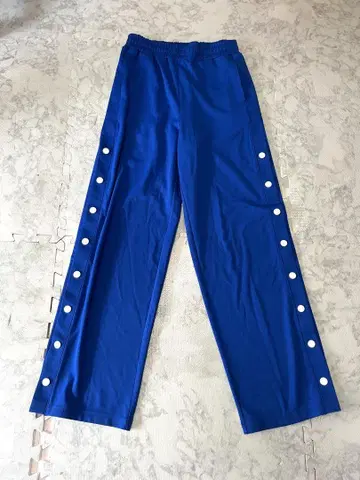 MOUSSY 블루 파랑 팬츠 버튼 디자인