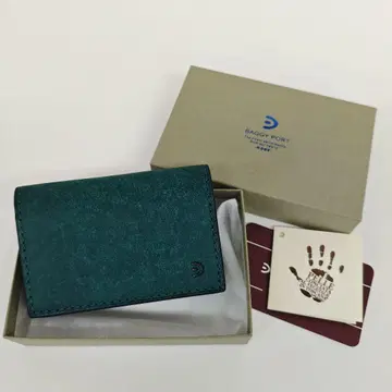 BAGGY PORT 다크 그린 명함지갑