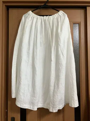 Sea Sew. 화이트 롱 스커트 사이즈:one 택 포함