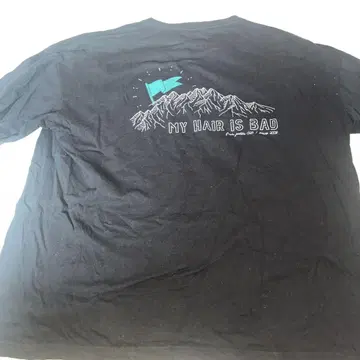 My Hair is Bad 빅 실루엣 티셔츠 XL