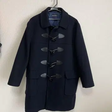 Matsu Zakaya 네이비 더플 코트