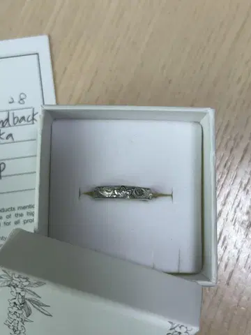 하와이안 주얼리 플라티나 반지