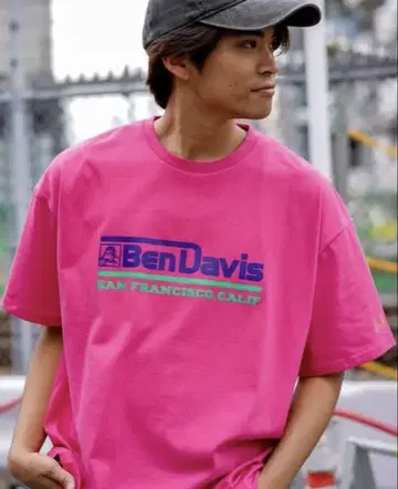 BEN DAVIS 프린트 티셔츠