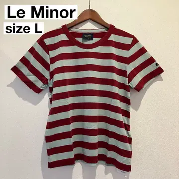 19 레어 Le Minor 루미노아 반팔 티셔츠 보더 L 새상품