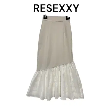 RESEXXY 리젝시 머메이드 스커트 시어 롱 FREE