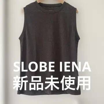 미사용 새상품 SLOBE IENA 슬라브 천축 슬리브리스 TEE