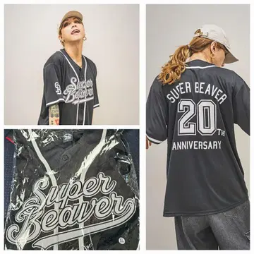 SUPER BEAVER ZOZO 마린 스타디움 베이스볼 셔츠 XL