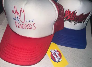 WAVY FRIENDS 메쉬 캡 HIPHOP