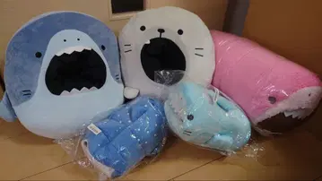 사메즈 봉제 인형 티슈 커버 세트