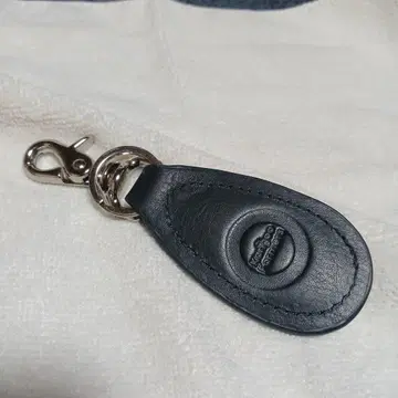 르노 캉구 팜 블랙 가죽 키링 메탈 클립 포함