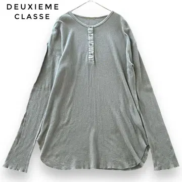 Deuxieme Classe 두지엠 클라세 와플 티셔츠 긴팔