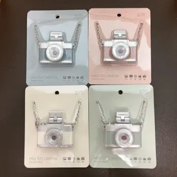 미니 토이 카메라 4색 쓰리코인즈 블루 그리 핑크 아이보리