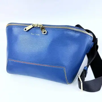 미사용급 PaulSmith 멀티 스트라이프 바디백 가죽