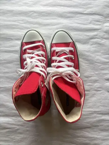 컨버스 신발 레드 24.5cm