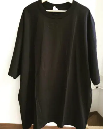 90년대 USA제 빈티지 블랙 빅 티셔츠 블랙 검정