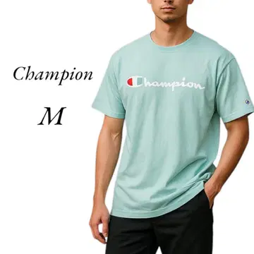 Champion 챔피온 티셔츠 M 사이즈 남성용 상의 반팔
