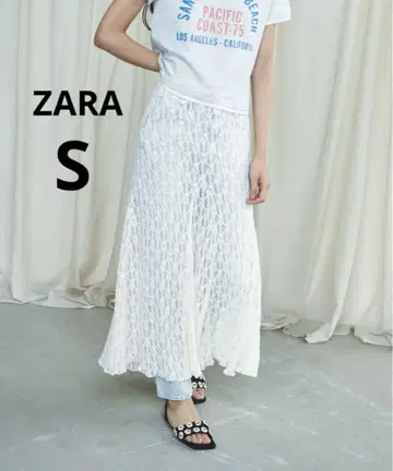 ZARA 자라 레이스 롱 스커트, 미사용 새상품