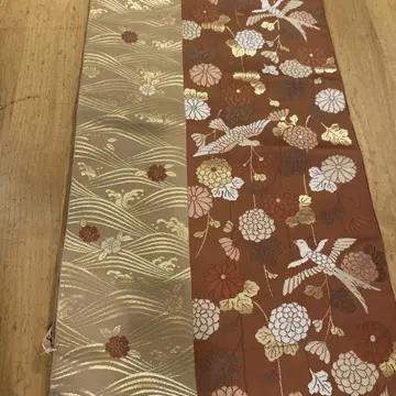 오비(약 27.3cm) 나고야 오비 새상품 순수 실크