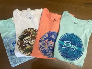Roxy 반팔 로고 티셔츠 4장 세트 XL