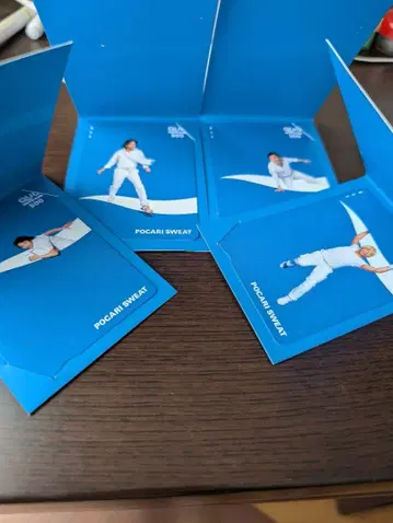 포카리맨투맨 쿠오 카드 (기사용) 4장 세트