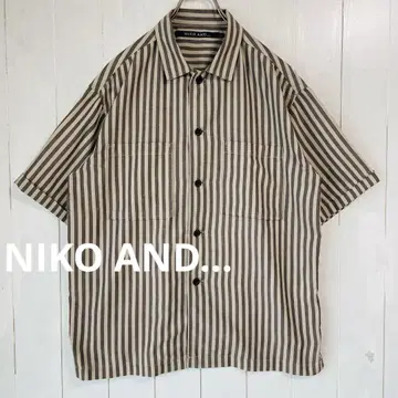 NIKO AND... BOX 실루엣 드라이 파나마 셔츠 청량감