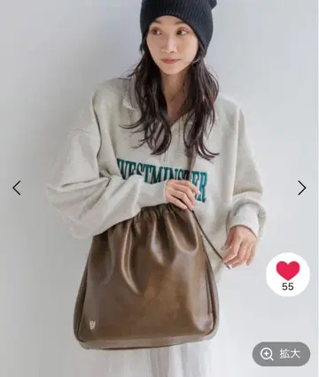 로리즈팜 브라운 숄더백